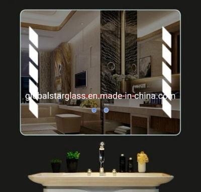 Wall Mounted Decorative Mirror LED Backlit Lighted Mirror Illuminated Bathroom Mirror with Touch Switch/Smart Mirror, Wall Mirror