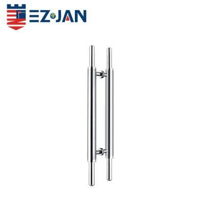 Stainless Steel Polished Double Side Tempered Glass Door Pull Handles