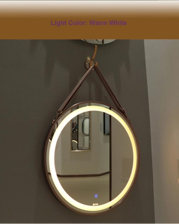 Home Decoration Smart Light Bathroom LED Wall Hanging Mirror