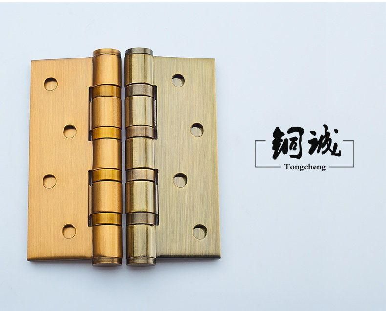 High Quality Antique Brass 4 Inch Furniture Hardware Wooden Door Hinge