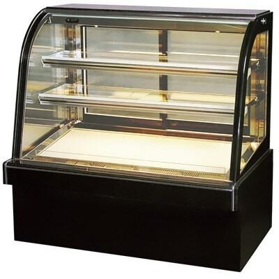 2 Layers Upright Glass Bakery Cake Pastry Food Display Cabinet Chiller