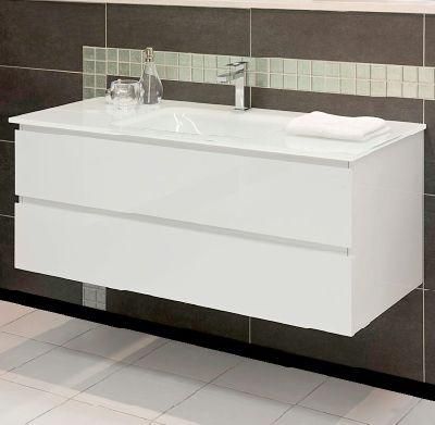 1200mm MDF Bathroom Vanities with Tempered Glass Basin for Australia