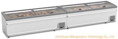 Combine Island Freezer Chest Freezer Super Market Chiller Display Commercial Refrigerator Cabinet
