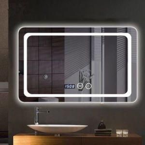 Hot Sale Aluminum Alloy Framed Bathroom Mirror with LED Strips