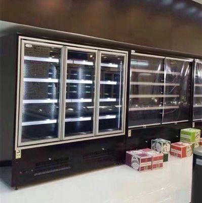 2017 Refrigerated Upright Glass Door Display Cabinet with 110V