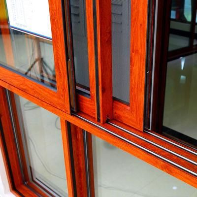 Customize Aluminum Frame Double Tempered Clear Glass with Lock Aluminum Sliding Window