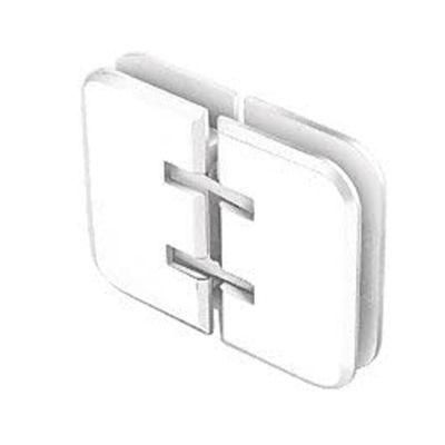 White Estate 180 Series 180 Degree Glass-to-Glass Hinge