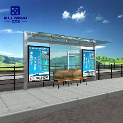 Customized Outdoor Prefabricated Bus Taxi Waiting Shelter