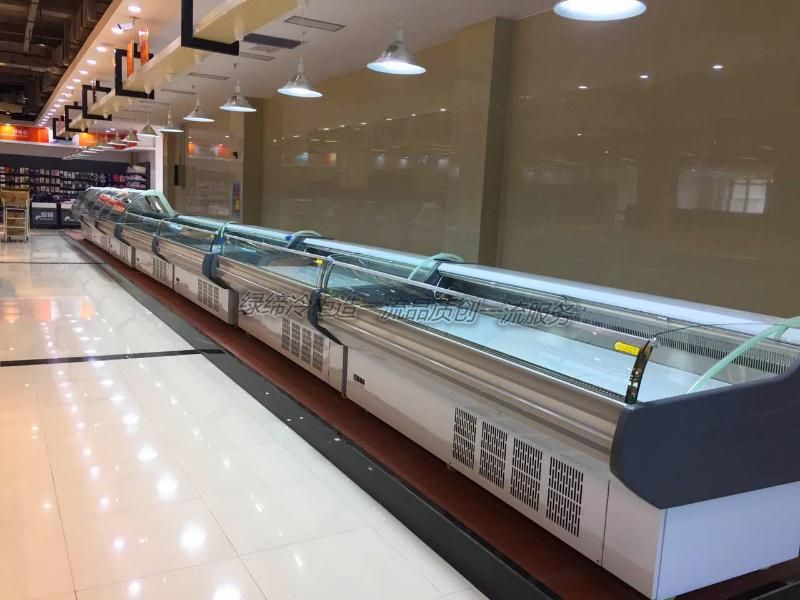 Supermarket Fresh Food Meat Deli Display Fridge Showcase Cabinet