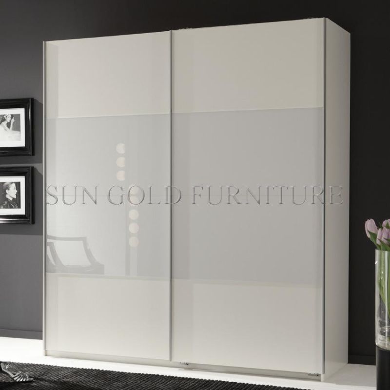 Simple Design Sliding Modern Home Bedroom Furniture Mirror Door Wardrobe