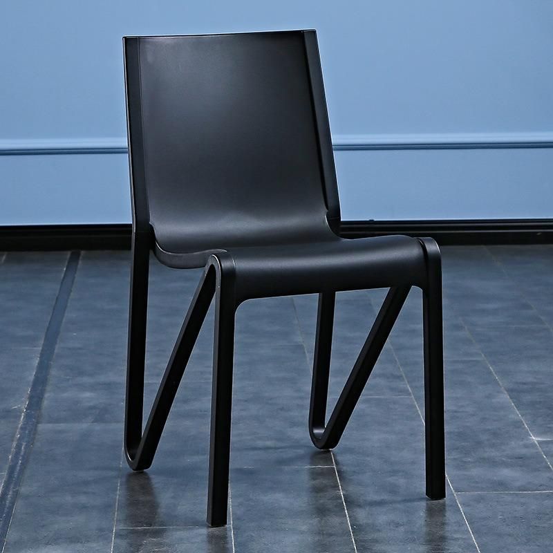 Wholesale Cheap Plastic Stackable Outdoor Furniture Garden Dining Chair Ms Frame Polyurethane Chair