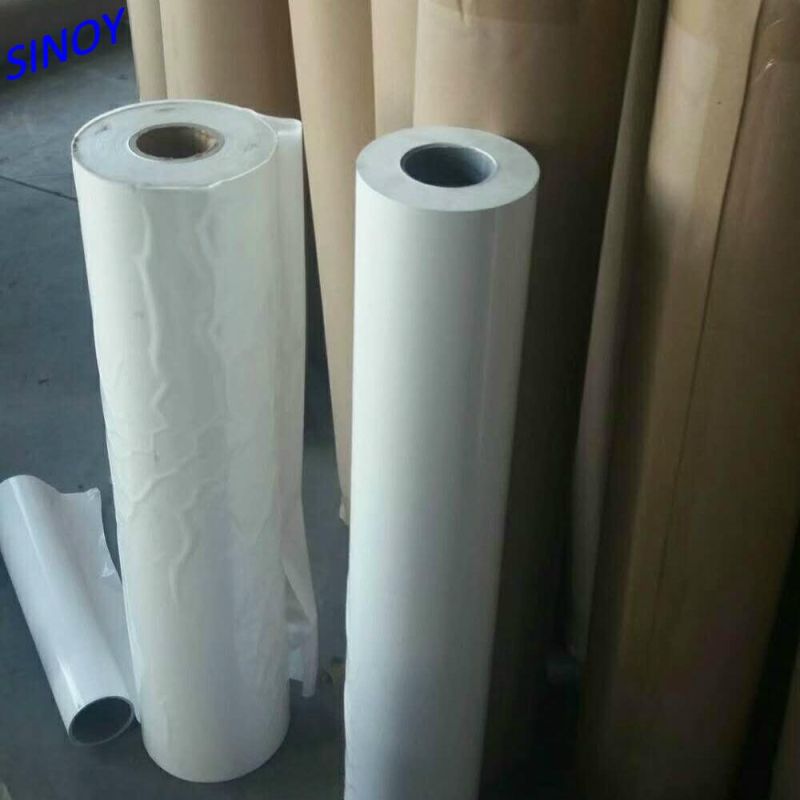 White PE Glossy Film for Mirror Vinyl Backing