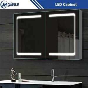 Illuminated Lighted Vanity Decorative Bathroom LED Mirror with Touch Sensor Defogger