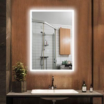Large Bathroom Wall Mount Smart Mirror Acrylic Lighted for Hotel