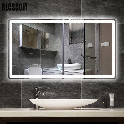 Bathroom Fogless LED Backlit Lighted Mirror Smart Wall Mount Mirror