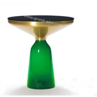 Home Furniture Tea Table Luxury Round Tempered Glass Coffee Table