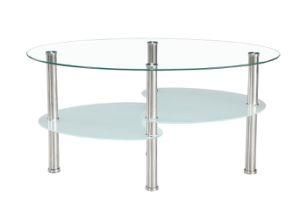 Hot Sales Metal Tempered Glass Coffee Table