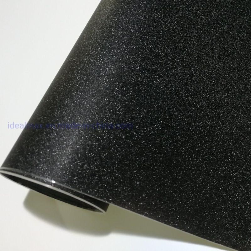 Idealmax Adhesive Decoration Glitter Window Glass Film