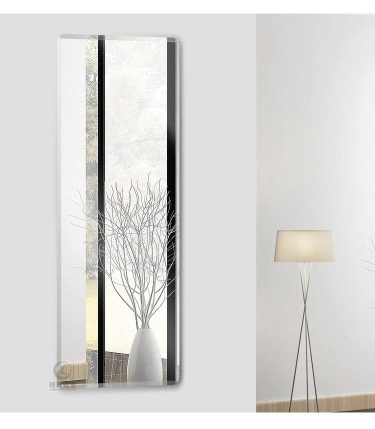 Wall-Mounted Paste Simple Frameless Mirror Dressing Mirror Bedroom Wardrobe Home