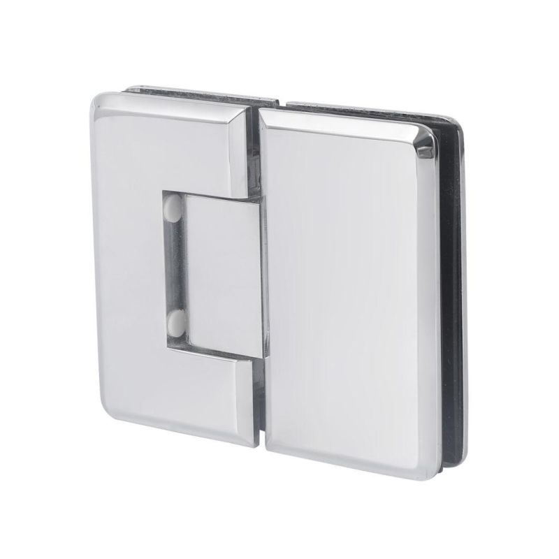 Popular 180 Degree Brass Bathroom Fitting Bathroom Bright Chrome Glass Hinge