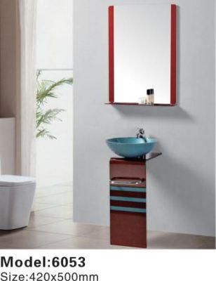 Modern Simple Basin Glass Bathroom Cabinet