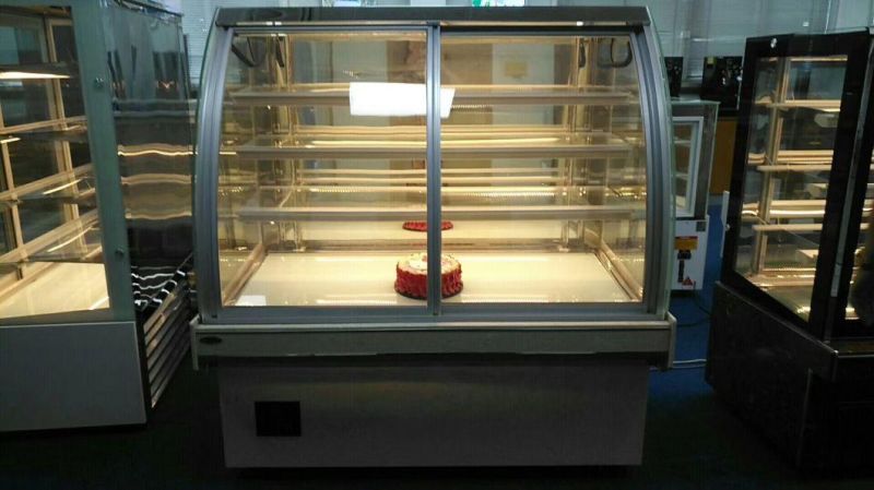 Cake Showcase Display with Front Glass Heater