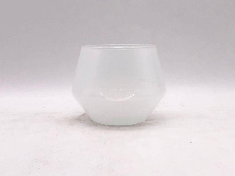 Glass Candle Holder with Various Customized Colors for Derection