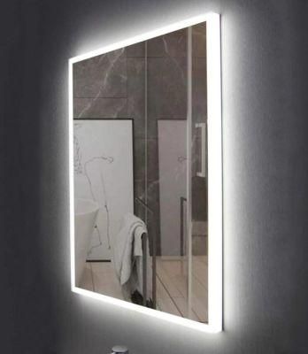 Modern Bathroom Acrylic Frame Make up Smart LED Mirror
