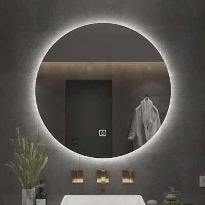 Decor Custom Home Bathroom Glass Round Hanging Wall Mirror