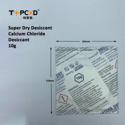300% Calcium Chloride Super Dry Desiccant with Double Pouches for Glass