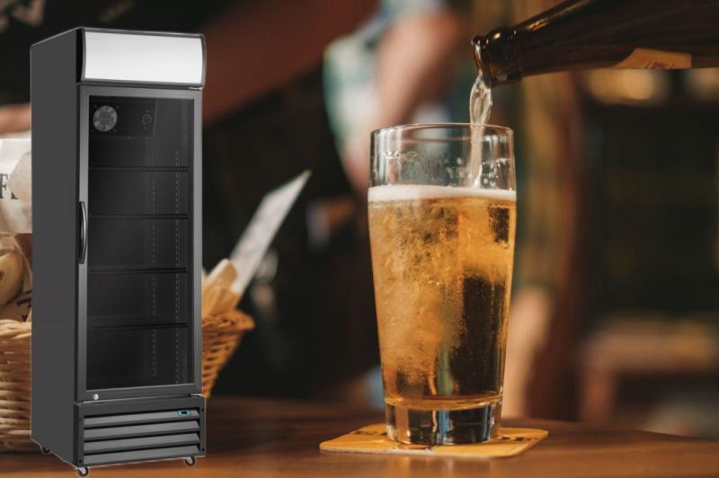 UK Italy Single Door Custom Mini Drink Cooler Beverage Display Showcase Fridge Counter Top Glass Door Bar Refrigerator