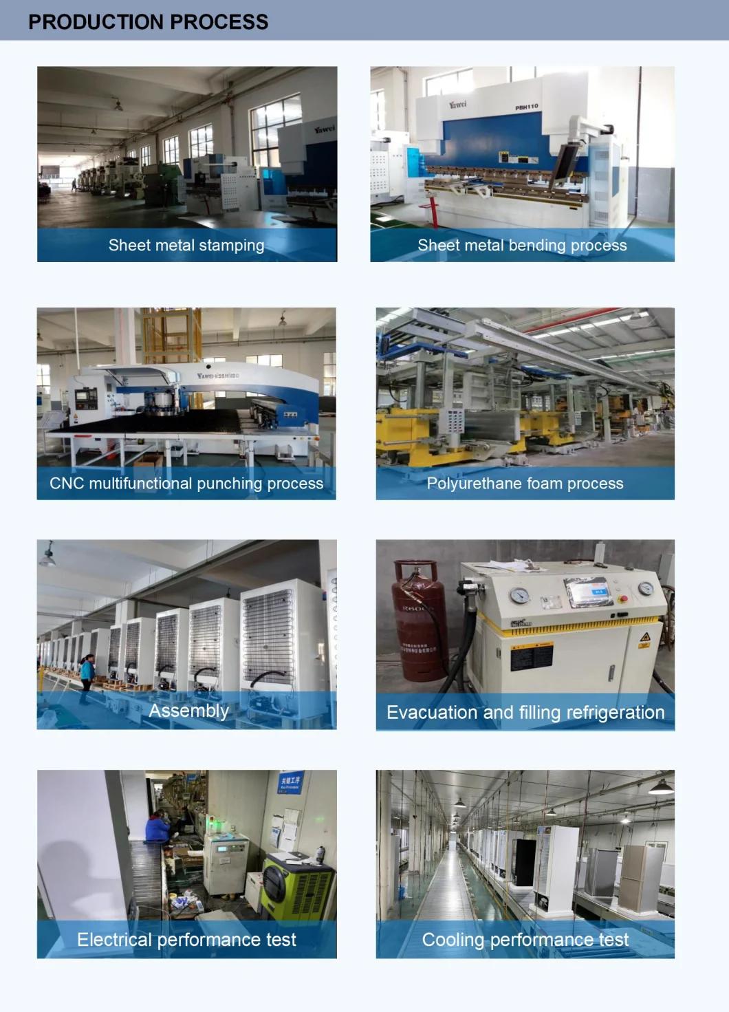 Factory in China Custom Serve Refrigeration Combine Deep Freezer Showcase for Frozen Food