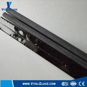 Tempered Black Flat Float Glass for Decoration Glass/Lacobel T Glass