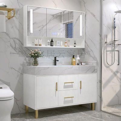 UL&CE Certified Decorative Multifuction Bathroom LED Lighted Mirror Double Door Medecine Cabinet