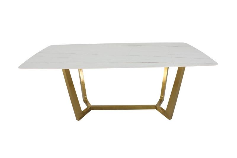 Wholesale Rectangular Smooth Marble Table Modern Coffee Table for Living Room Modern Coffee Table