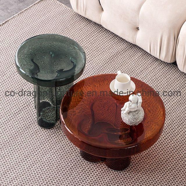 2022 New Design Glass Coffee Table for Living Room Furniture