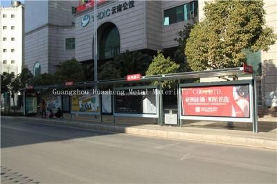 Stainless Steel Bus Shelter for Adv (HS-BS-026)