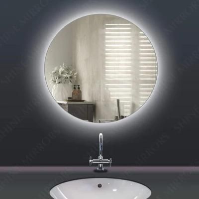Miclion LED Bathroom Mirror Round Shape Wall Mounted Lighted Vanity Mirror Factory