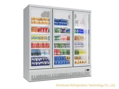 Super Market Cabinet Commercial Refrigerator Chiller Display Cold Stage Portable Fridge