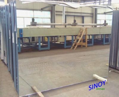 Sinoy Double coated 3mm Aluminium Glass Mirror, aluminum mirror Produced with Latest Magnetron Sputtering Vacuum Coating Techonology