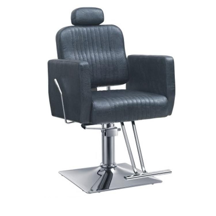 Hl-1127A Salon Barber Chair for Man or Woman with Stainless Steel Armrest and Aluminum Pedal