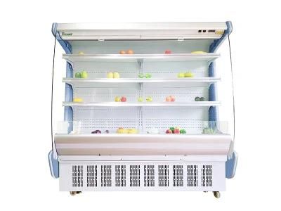 Customize Different Styles Multideck Open Refrigerator Showcase for Supermarket