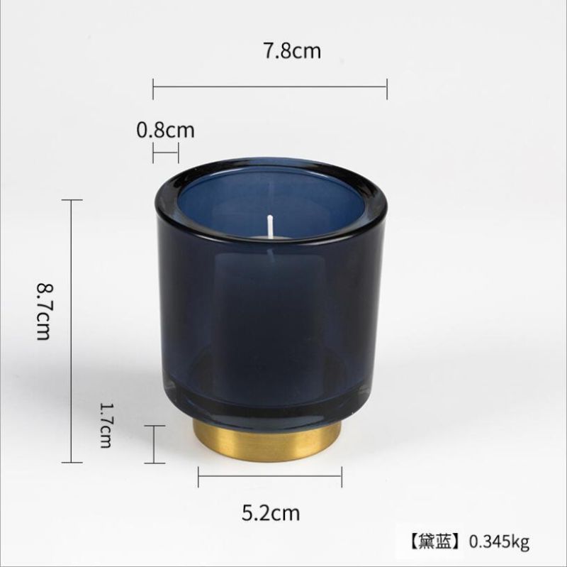 Vss Luxurious Thick Wall Tealight Glass Candle Holder for Home Decoration