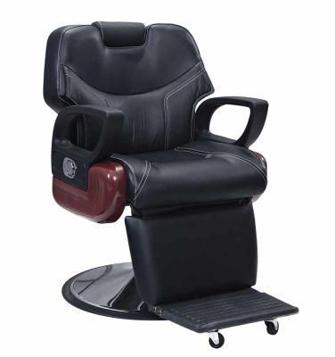 Hl- 8189b Salon Barber Chair for Man or Woman with Stainless Steel Armrest and Aluminum Pedal