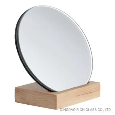 Round Shape 4mm Customized Size Luxury Bathroom Dressing Mirror