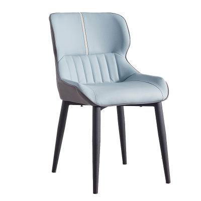 Home Hotel Dining Room Chair Folding Chairs Portable Chair Metal Frame PP Plastic Seat Dining Chair
