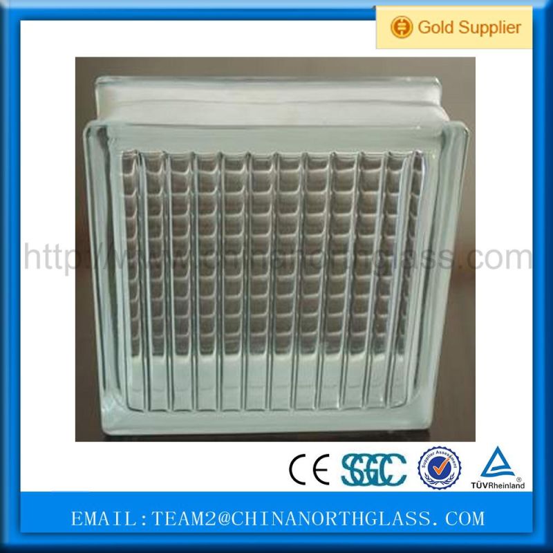 190*190*85mm Clear Glass Block Manufacturer