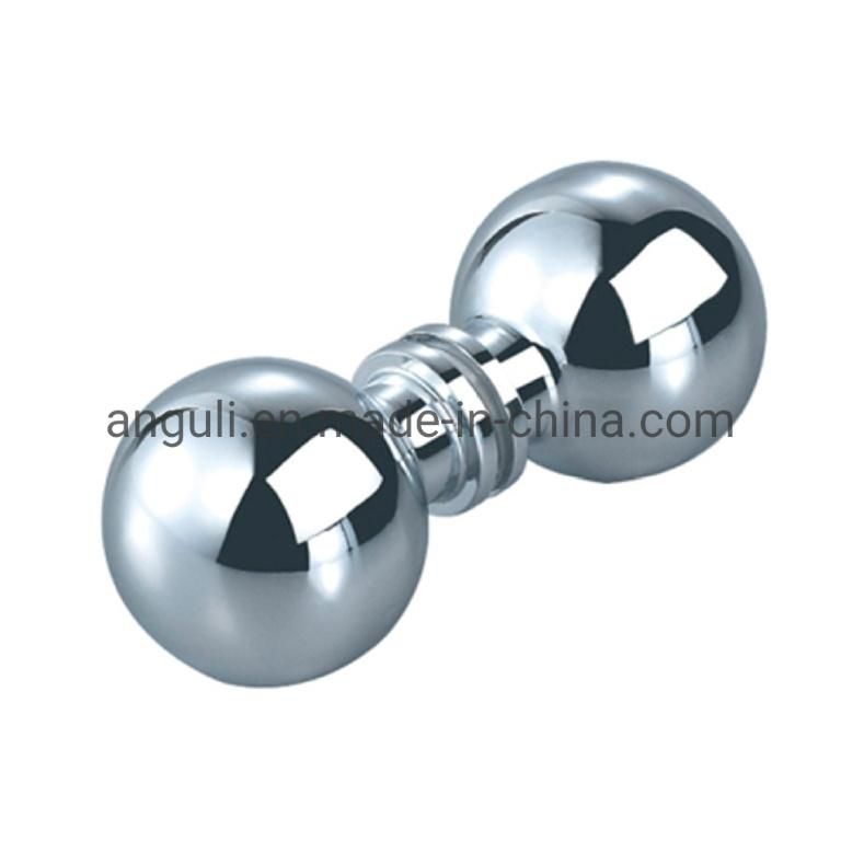 Round Sliding Door Pull Handle Glass Shower Door Knob