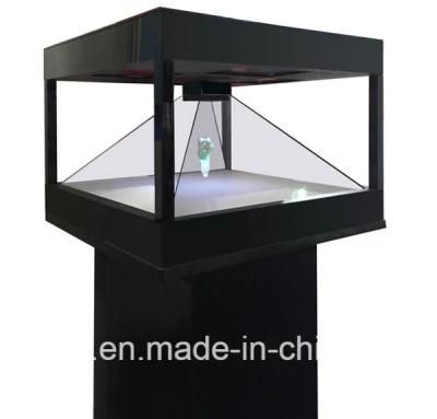 Dedi High Quality 3-Sided Hologram Pyramid Display Showcase