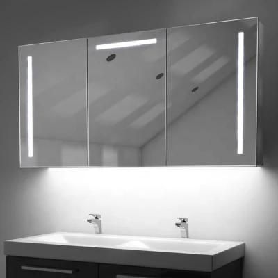 Competitive Price Lighted Mirror Vanity High Standard Bathroom LED Medicine Cabinet with Dimmer
